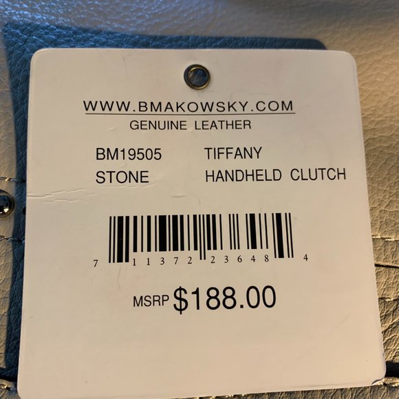 B. Makowsky leather stone handheld \